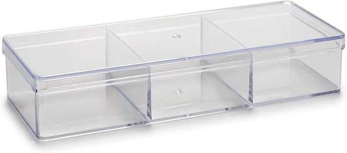 AR Caja metacrilato Organizador, 12x12x3 cm: Amazon.es: Hogar