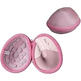 Adada Hard Travel Case for Logitech Lift Vertical Ergonomic Mouse (Pink)