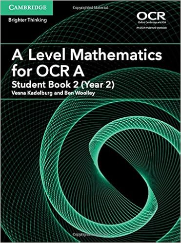 Amazon Com A Level Mathematics For Ocr A Student Book 2 Year 2 As A Level Mathematics For Ocr 9781316644300 Kadelburg Vesna Woolley Ben Books Amazon Com A Level Mathematics For Ocr A Student Book 2 Year 2 As A Level Mathematics For Ocr 9781316644300 Kadelburg Vesna Woolley Ben Books