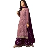 Ziya Indian Pakistani Dresses for Women Palazzo Style Embroidered Salwar Kameez Suit 47001