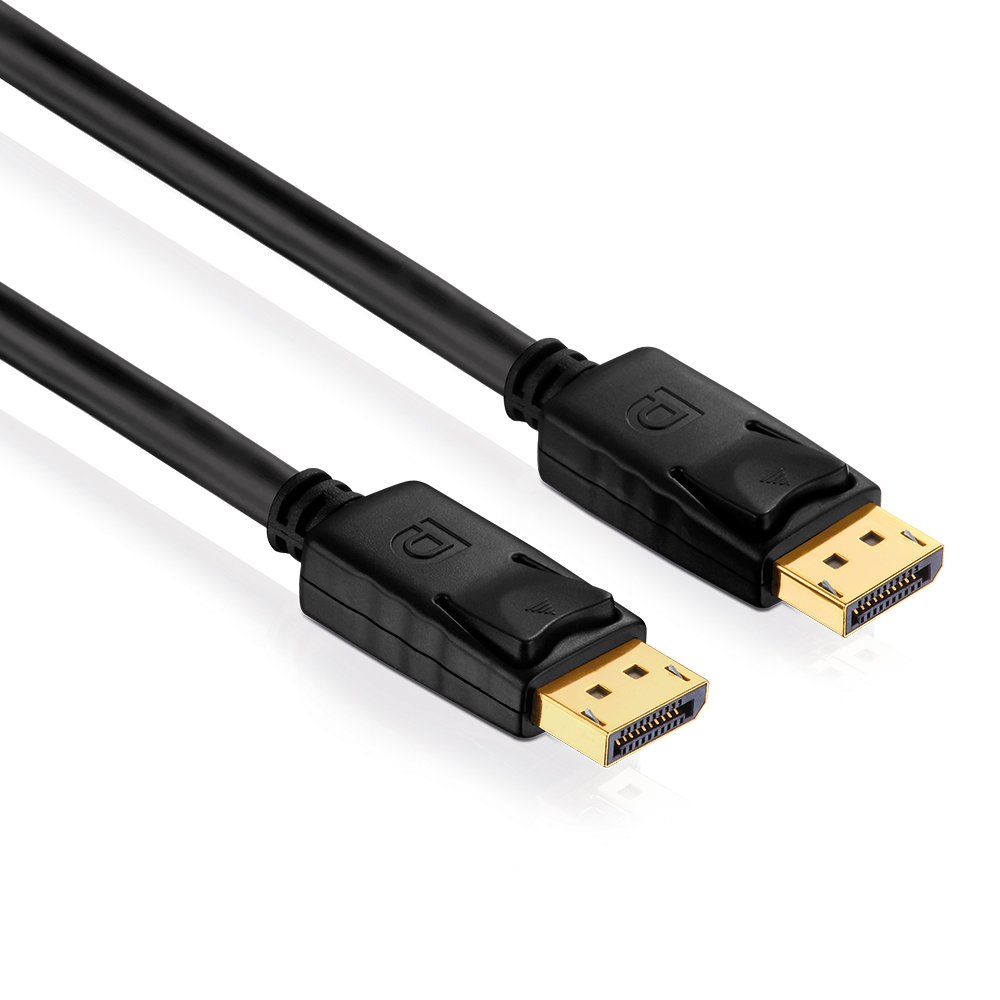 PureLink PureInstall Series DisplayPort Cable with 24-Carat Gold-Plated Precision Connectors VESA Standard. DisplayPort male to DisplayPort male. High-purity OFC copper conductor. Triple shielded 100 % tested for use in professional AV environments.