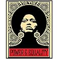 African American Wall Art & Decor - Black Culture - Power to The People Artwork - BLM Pride Poster - Black Lives Matter Sign - Gifts for African American Women, Men, Girl, Boy - Classroom Decor