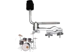 Drum Set Extension Clamp with Cymbal Boom Stand Arm - Adjustable Cymbal Extension Mount Clamp, Drum Hardware & Percussion Ins