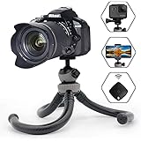 Flexible Tripod and 12" Phone Tripod with Wireless Remote Shutter, Tripod for iPhone, Android Phone, Camera, Sports Camera GoPro - Waterproof