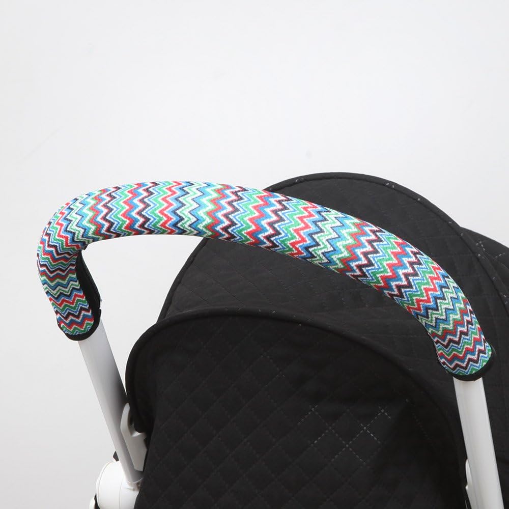 [Manito] Clean Grip BABYZEN YOYO baby pushchair handle cover (Zigzag_red and green)