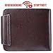 FLYHAWK Best RFID Blocking Genuine Leather RFID Blocking Wallets for men Tirford Wallet Cattle Leather
