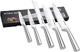 HOBO 5-Piece Stainless Steel Kitchen Knife Set, Non-Slip Handle view 9