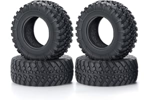 QUPA AM STORE RC Rubber Micro Tires 38mm with Foam Insert 4pcs for 1/18 Kyosho Mini Z 4x4 Jimny