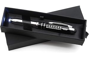 Inkstone Success Business Stylus Pen with Light - 3-in-1 Multi-function Luxury Pen to Write, Light, and Touch. - Corporate Business Gift for Professionals, Students, Company Employees, Clients