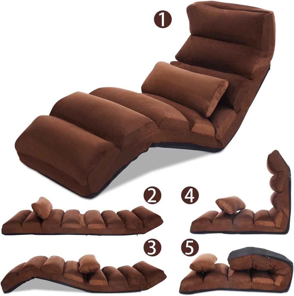 Home Garden Modern Sofas Loveseats Chaises Three Folding Lazy Sofa Chair Stylish Sofa Couch Bed Lounge Chair With Pillow Stbalia Ac Id