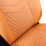 Noble chairs ICON, pelle vera Nero Beige part