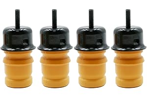 Newnessai 52087636AB 4 Pcs TJ Bump Stops with Cups Brackets, Replacement for Jeep Grand Cherokee ZJ 1993-1998, Wrangler TJ 19