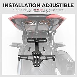 KEMIMOTO Motorcycle License Plate Bracket Fender