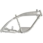 CDHPOWER CDH G4-I Bicycle Gas Frame 142mm, Brushed Alum | Fuel Tank Built in 3.4L Frame 4 Stroke Motorized