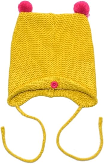Amazon Co Jp Plus Nao プラスナオ 子供用 ニット帽 ボンネット 顎ひも付き 耳付き ポンポン付き ニットキャップ ベビー キッズ 赤ちゃん 男の子 女の子 イエロー 服 ファッション小物 Amazon Co Jp Plus Nao プラスナオ 子供用 ニット帽 ボンネット 顎ひも付き 耳付き ポンポン付き ニットキャップ ベビー キッズ 赤ちゃん 男の子 女の子 イエロー 服 ファッション小物