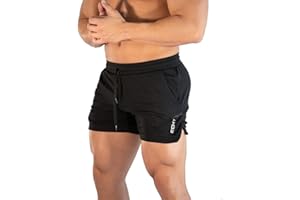 sandbank Men's 5" Gym Workout Short,Quick Dry Active Running Bodybuilding Shorts with Pockets