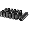 Next Level Motoring Black Spline Drive Jam Lug Nuts 12x1.5 24pc + Tool