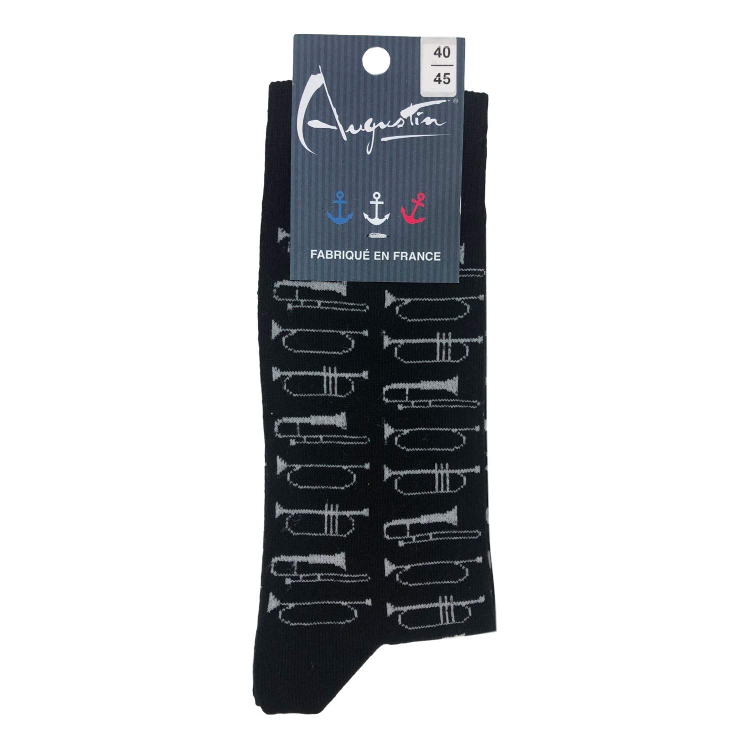 Augustin | Trumpet Clairon Trombone Socks 40/45 Black