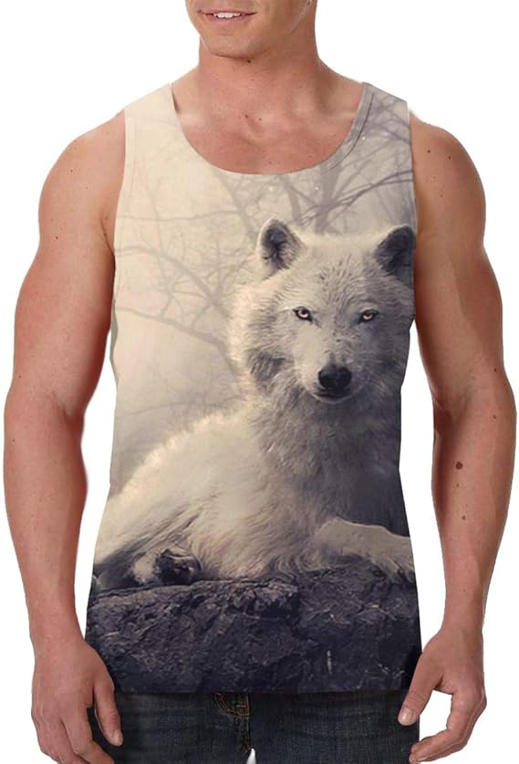Amazon Co Jp ホワイトウルフ ベスト メンズ 夏 ノースリーブ アクティブベスト おしゃれ レジャー ゆるい スリム ベスト ホーム モーション 釣り ビーチ 服 ファッション小物