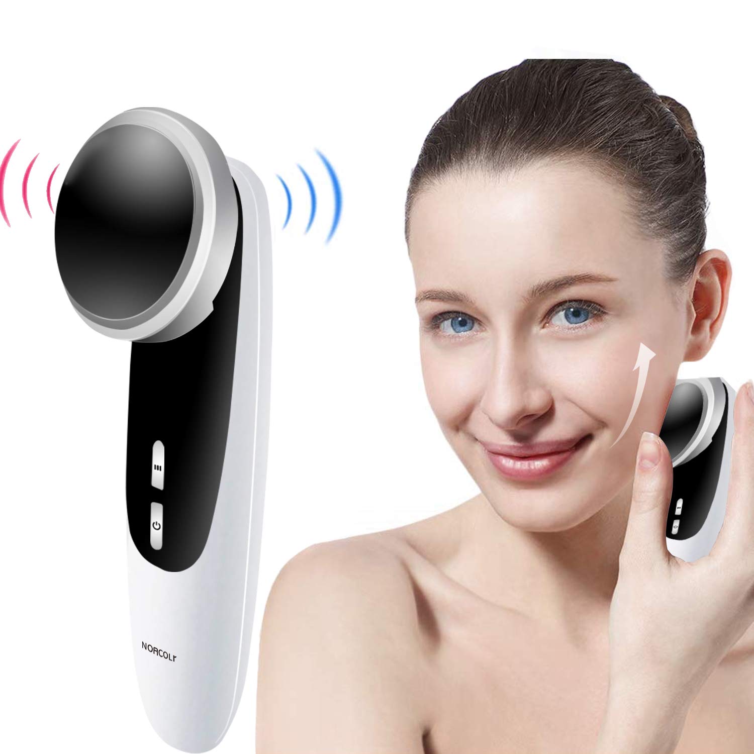 Facial Massager Device for women, Portable Facial Firming Massage Tool for Wrinkle Removal Anti Aging Skin Tightening Rejuvenation Face Beauty Kit: Beauty