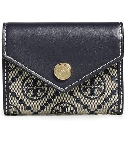 Amazon.com: Tory Burch Thea BI Fold Wallet (Black) : Clothing
