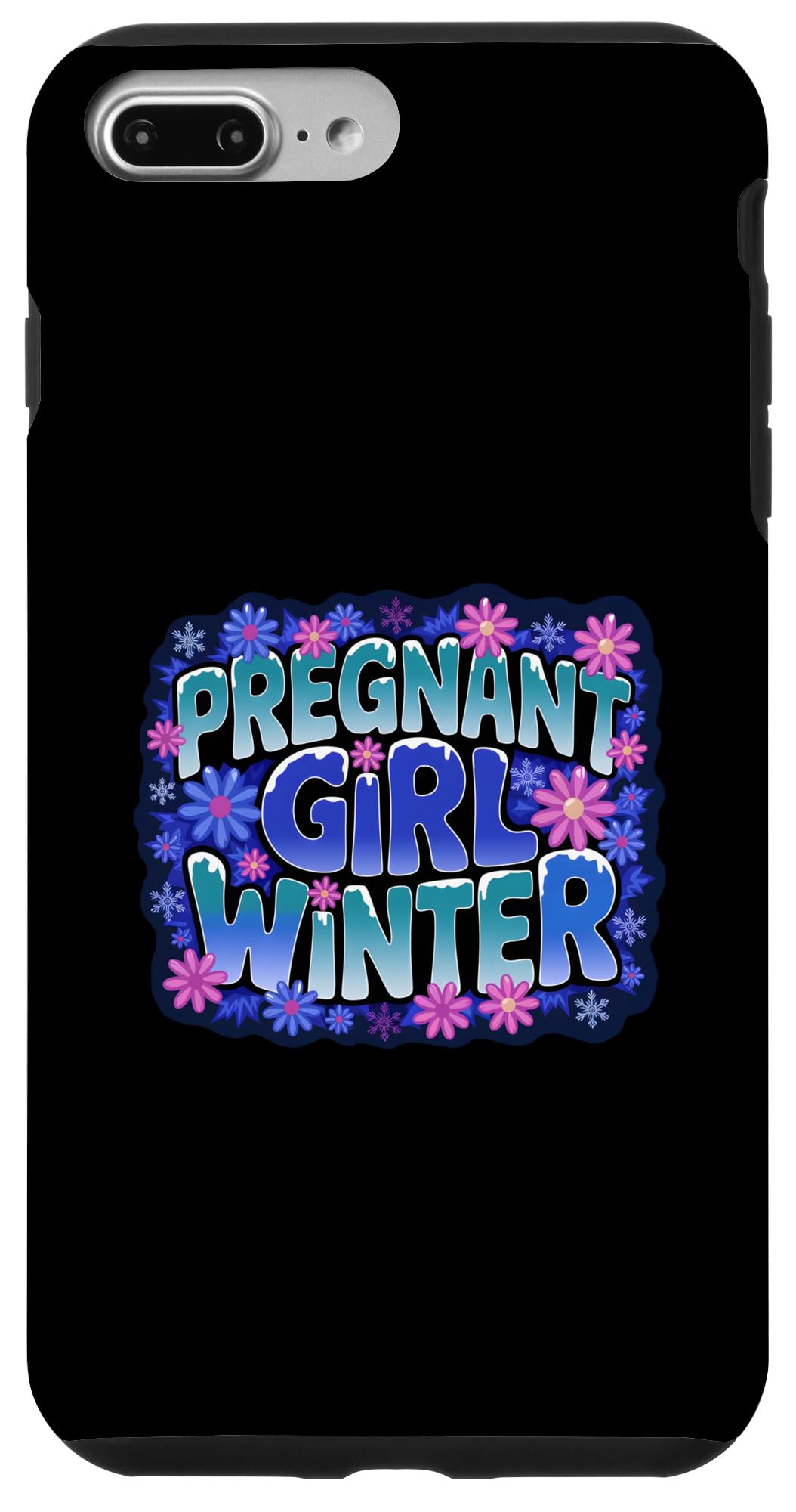 iPhone 7 Plus/8 Plus Cozy Season Maternity Design Pregnancy In Winter Case