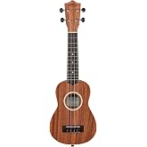 Lanikai LU21-S 4-String Ukulele, Soprano Ukulele, With Gig Bag - Natural