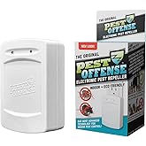 2025 Upgraded PEST OFFENSE New Look Electronic Pest Repeller for Indoor Pest Control of Mice, Rats, Rodents, Roaches for Home, Office, Business, Garage, Warehouse
