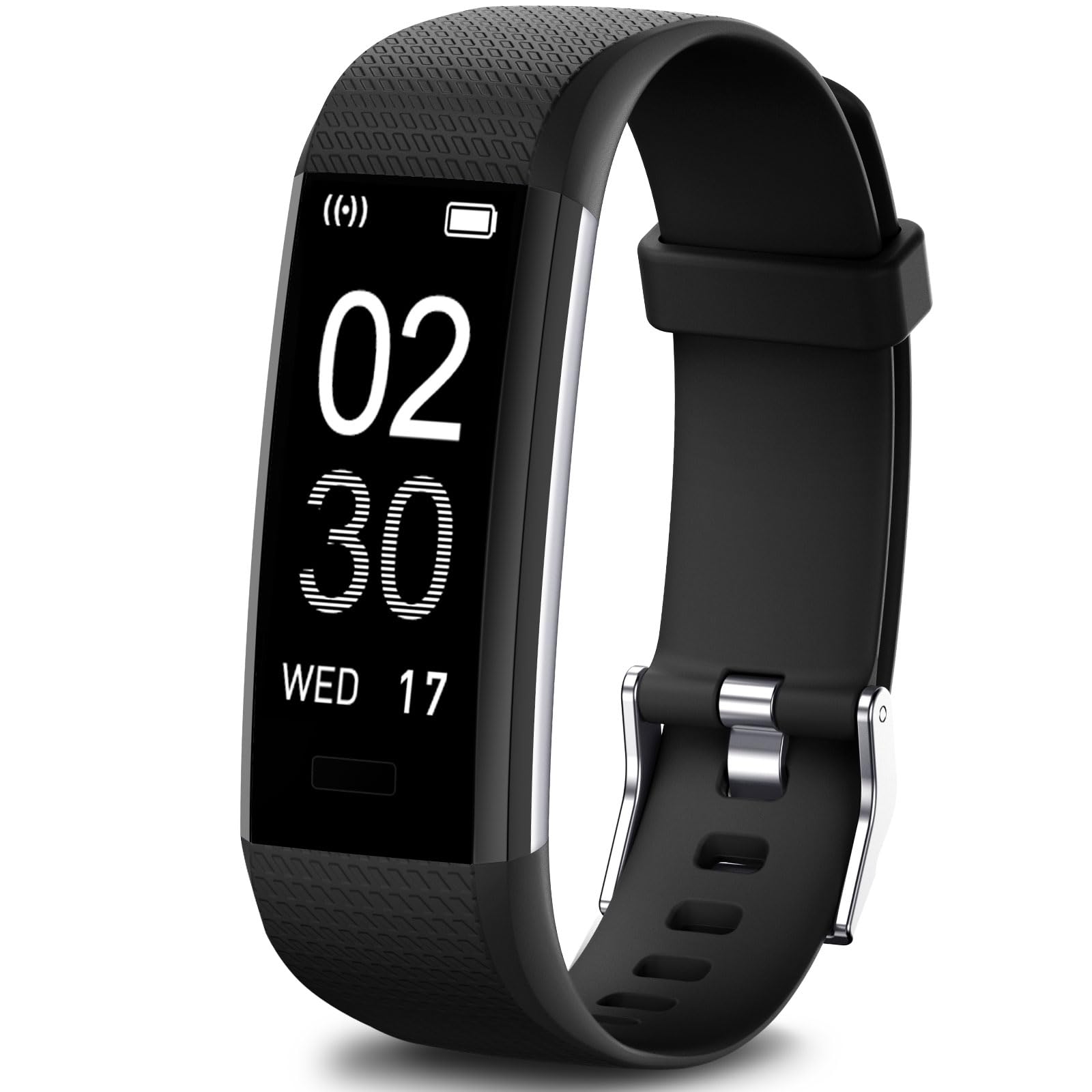 Runlio Fitness Tracker with Heart Rate Monitor,Sleep Monitor with 14 Sports Mode,Activity Tracker with Step,Calories Counter,IP67Waterproof with Stopwatch Pedometer for Kids,Women Men (2026 version)