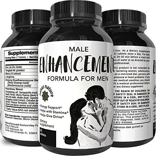 Male Enhancement Pills Natural Enhancer with Herbal Maca Root Powder Tongkat Ali Extract Zinc and L-Arginine Pure Libido Booster for Men Increase Stamina Sex Drive 60 Tablets by Tevare Male Enhancement Pills Natural Enhancer with Herbal Maca Root Powder Tongkat Ali Extract Zinc and L-Arginine Pure Libido Booster for Men Increase Stamina Sex Drive 60 Tablets by Tevare
