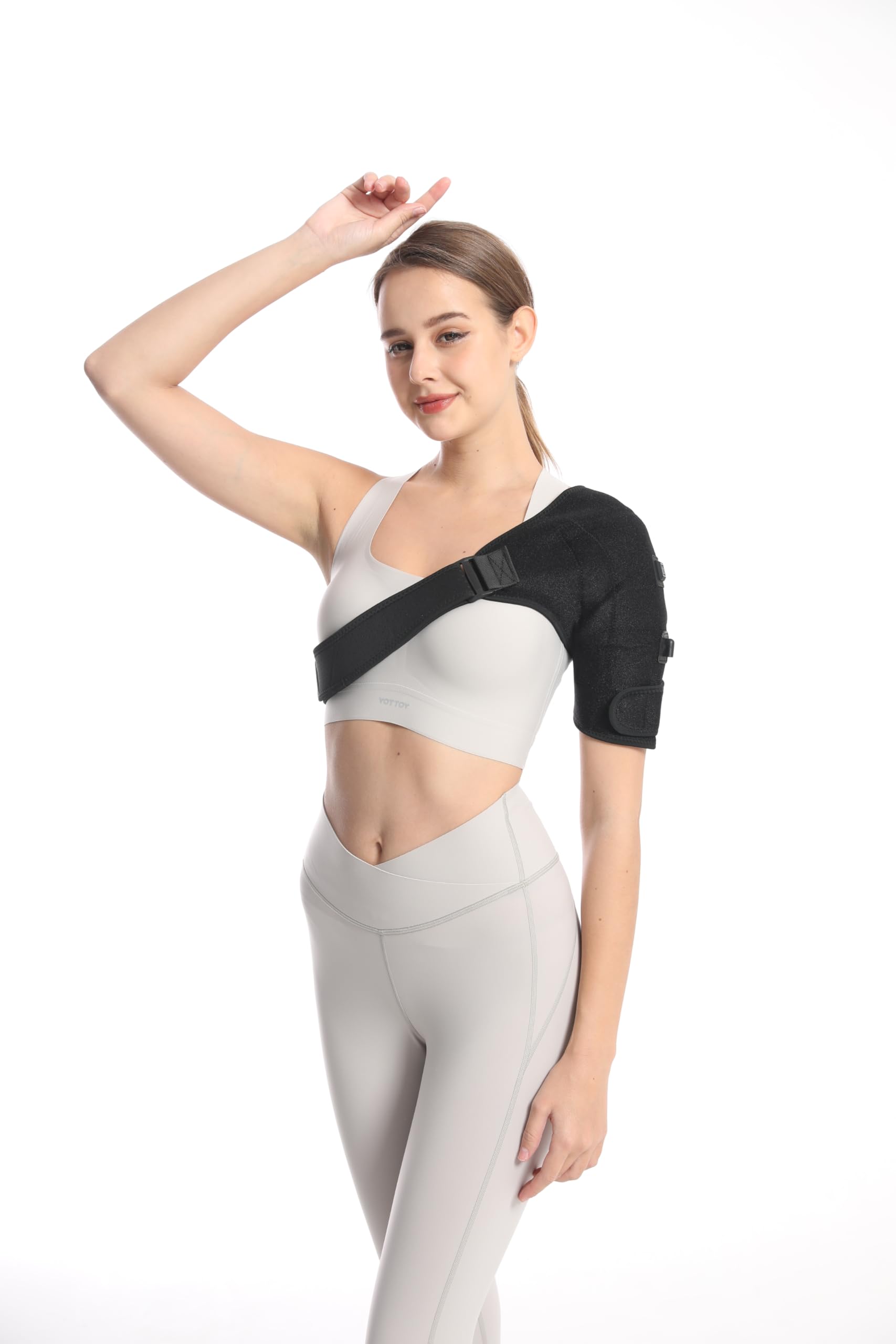 Photo 1 of 3 Adjustable Warmth Levels Jade Shoulder Wrap - Comfort Fit for Daily Use & Relaxation