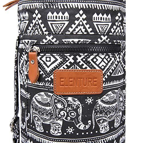 image for ELENTURE Full-Zip Exercise Yoga Mat Carry Bag with Multi-Functional St