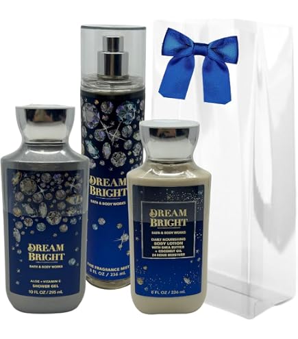 【Dream Bright】Bath&bodyworks ボディクリーム　３本 Amazon.com : Bath & Body Works DREAM BRIGHT 3-piece Gift Set with