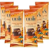 CHOCOLATE Peanut Butter Filled 55% Dark Chocolate Bar, 2.8 OZ 6 PACK