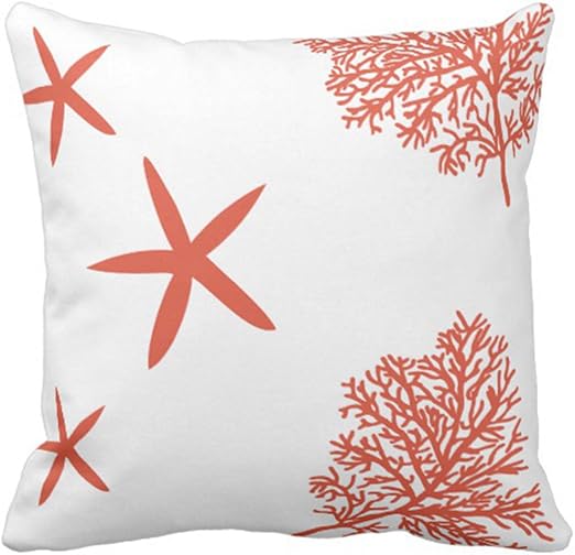 Amazon Com Emvency Throw Pillow Cover Ocean Coral Reef And Beach