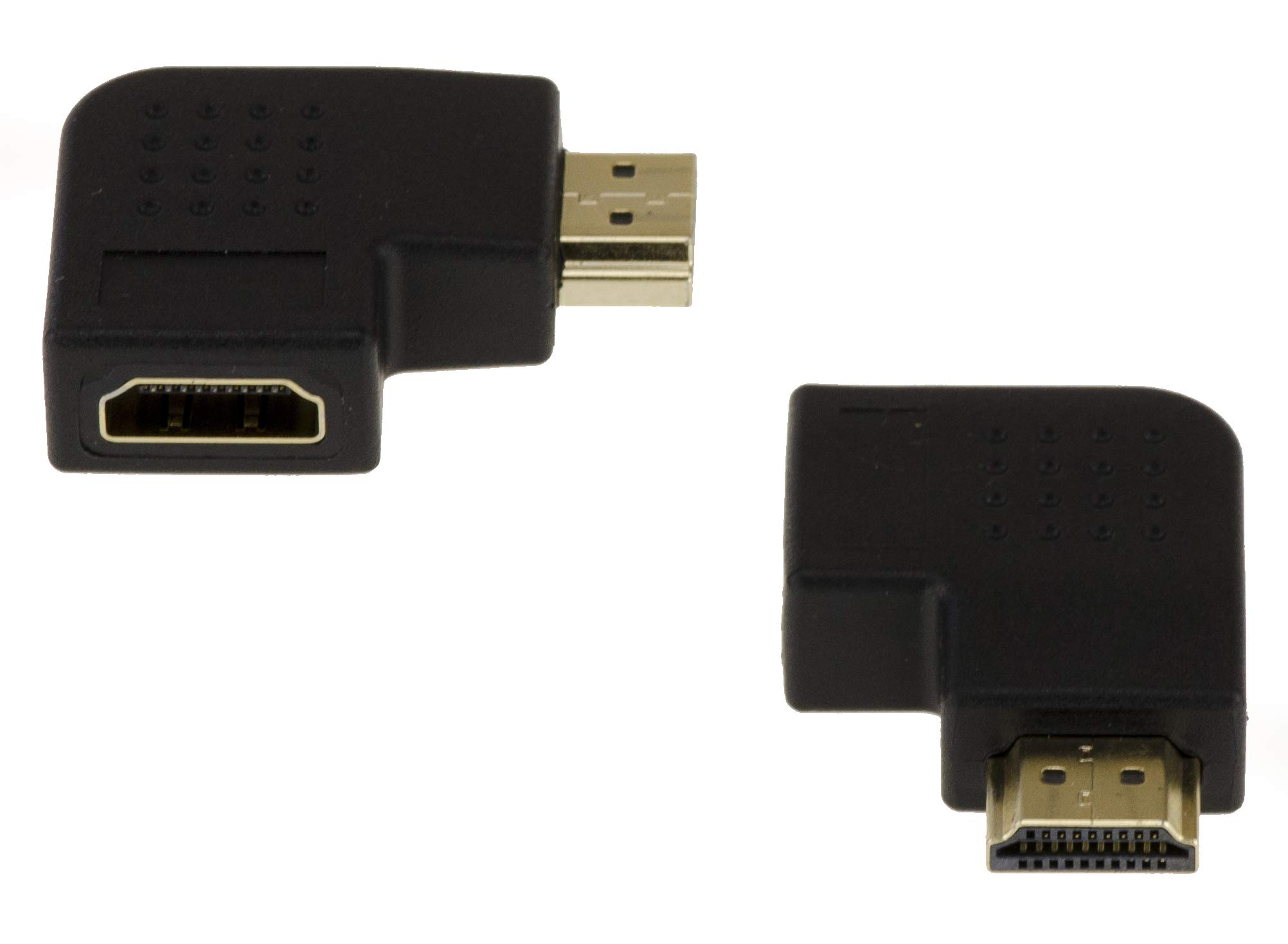 KALEA-INFORMATIQUE Flat adapter with 90° angle to the left HDMI type A Female to Male