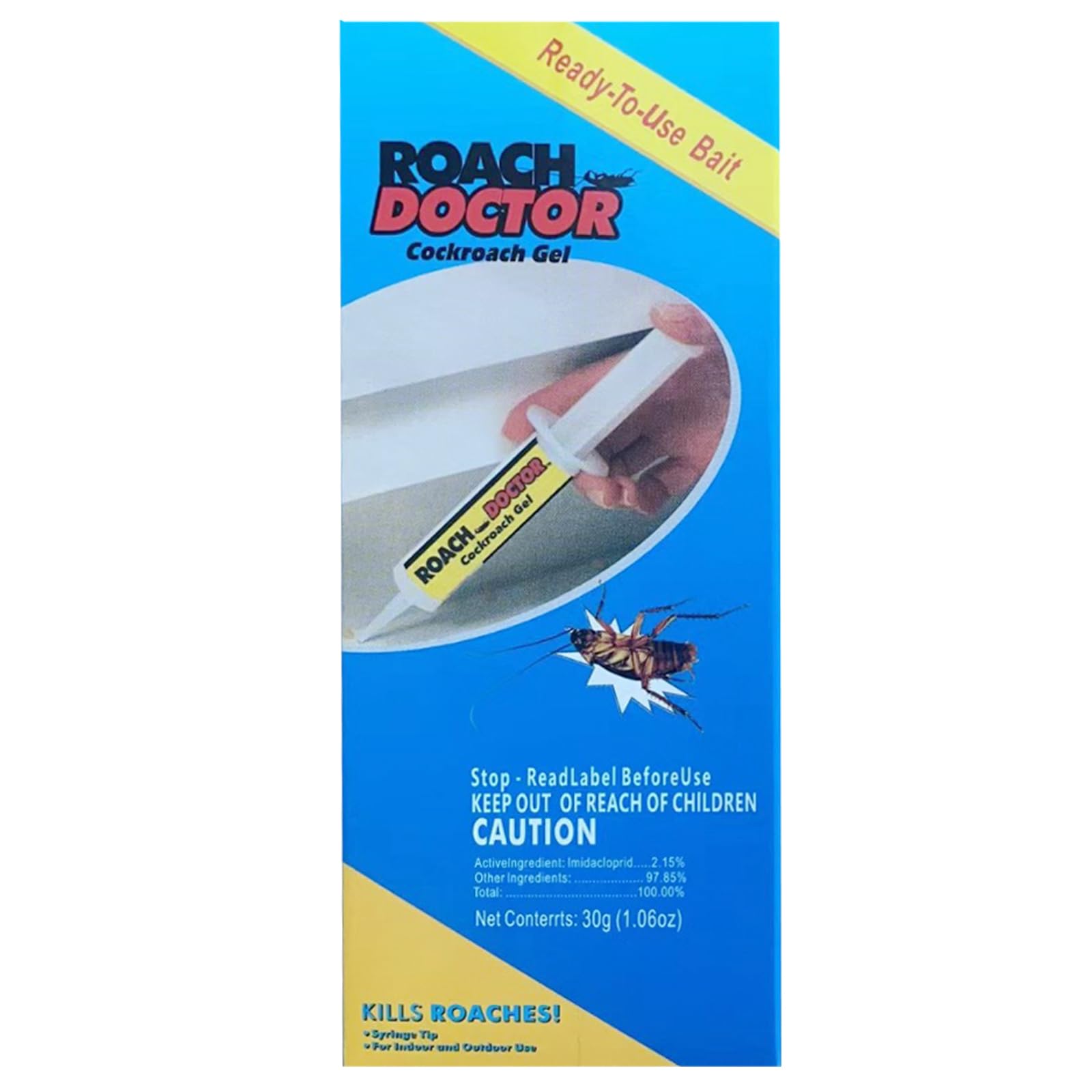 Smart Cockroach Trap,Cockroach Killer Gel Bait,Strong Cockroach Catcher,Powerful Cockroach Gel Bait,Powerful Cockroach Repellent Insect Roach Killer,Cockroach Eliminator 2PC