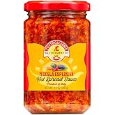 TUTTOCALABRIA Hot Spread Sauce, Miscela Esplosiva, Chili Blend, 10 oz | Minced Calabrian Chili and Giardiniera Vegetables for Pasta, Spreads, and Sandwiches, Ready to Serve, Product of Italy