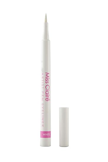 Miss Claire Artist Pen Eyeliner, White, 1 ml