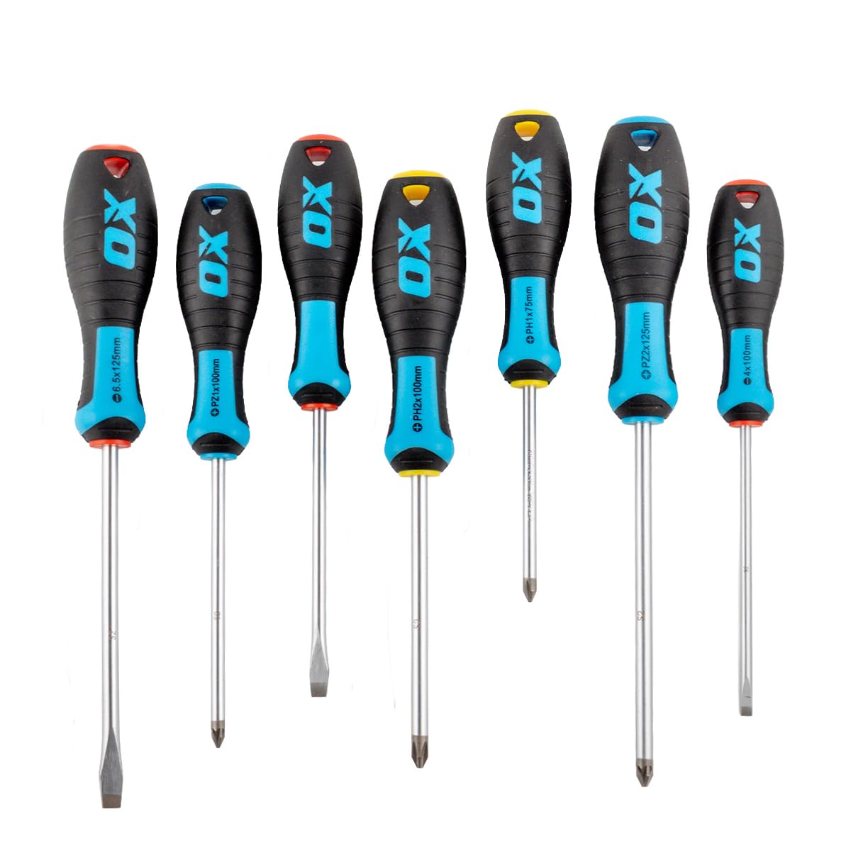 OX Pro 7 Piece Screwdriver Set - Card Display Box