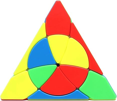 Amazon Co Jp 花びらピラミッドキューブマジックスピードキューブステッカーレス耐久性のある滑らかな高速回転摩耗耐性調整可能なプロのゲーム教育玩具子供向けギフト ホーム キッチン