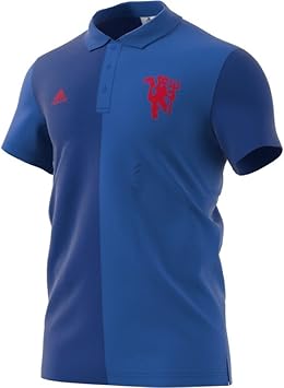 Amazon Adidas アディダス マンチェスターユナイテッド Ssp ポロシャツ ブルー 0957 インポートxl 4xo Adidas アディダス ポロシャツ