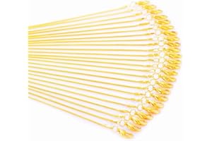 CMIDY Gold Chain 18K Gold Plated Snake Chains for Necklace Jewelry Making 24pcs 1.2mm 20inch With Lobster Clasps women DIY Bulk Link Supplies