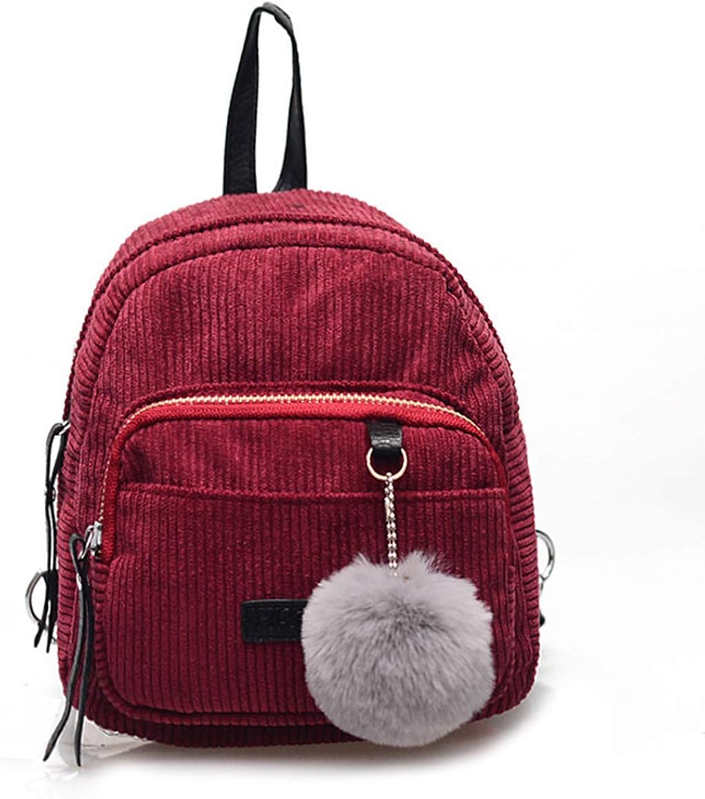 corduroy mini backpack