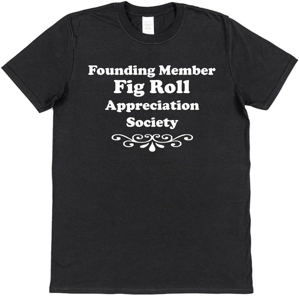 Click My Clobber, Mens, T-Shirt, Founding Member Fig Roll Appreciation Society