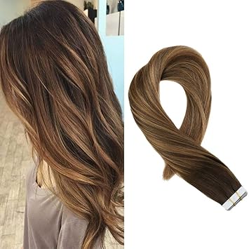 Amazon Com Moresoo Tape In Short Hair 14 Inch Human Hair Tape In