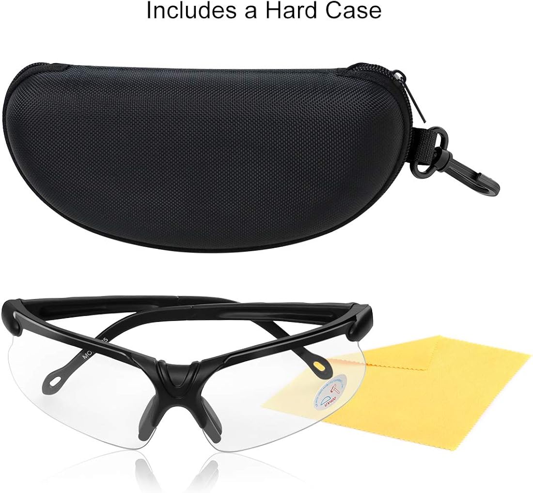 XAegis Shooting Glasses with Case Anti Fog Hunting Safety Glasses for Men Women : Sports & Outdoors
