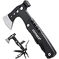 VEITORLD Father's Day, Gifts for Men Dad Husband from Daughter Son, Survival Gear and Equipment, Multitool Axe Hammer Camping Accessories, Unique Hunting Fishing Gift Ideas for Him Boyfriend Grandpa