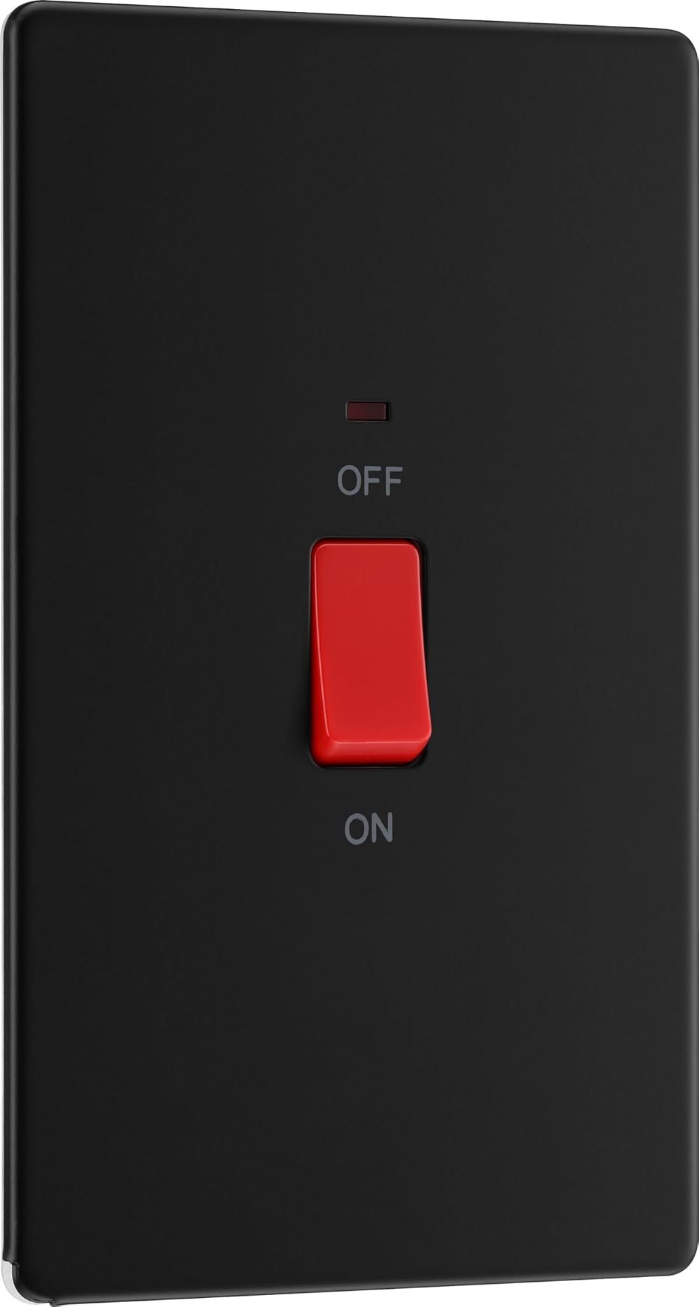 British General BG 45A Cooker Switch LED Indicator Screwless Flatplate Matt