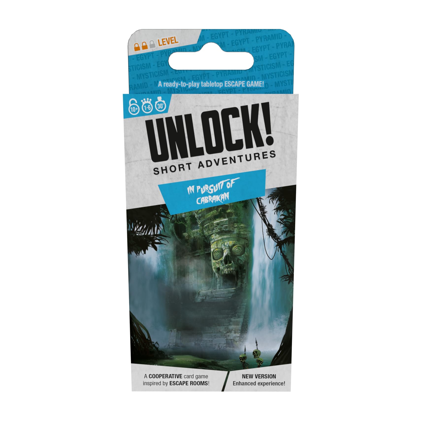 Asmodee | Unlock! Short 5 - In Pursuit of Cabrakan | Card Game | Ages 10+ | 1-6 Players | 30 Minutes Playing Time